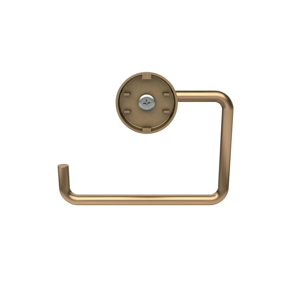 Arrondi 6-7/16 in (164 mm) Length Towel Ring in Brushed Bronze/Golden Champagne 