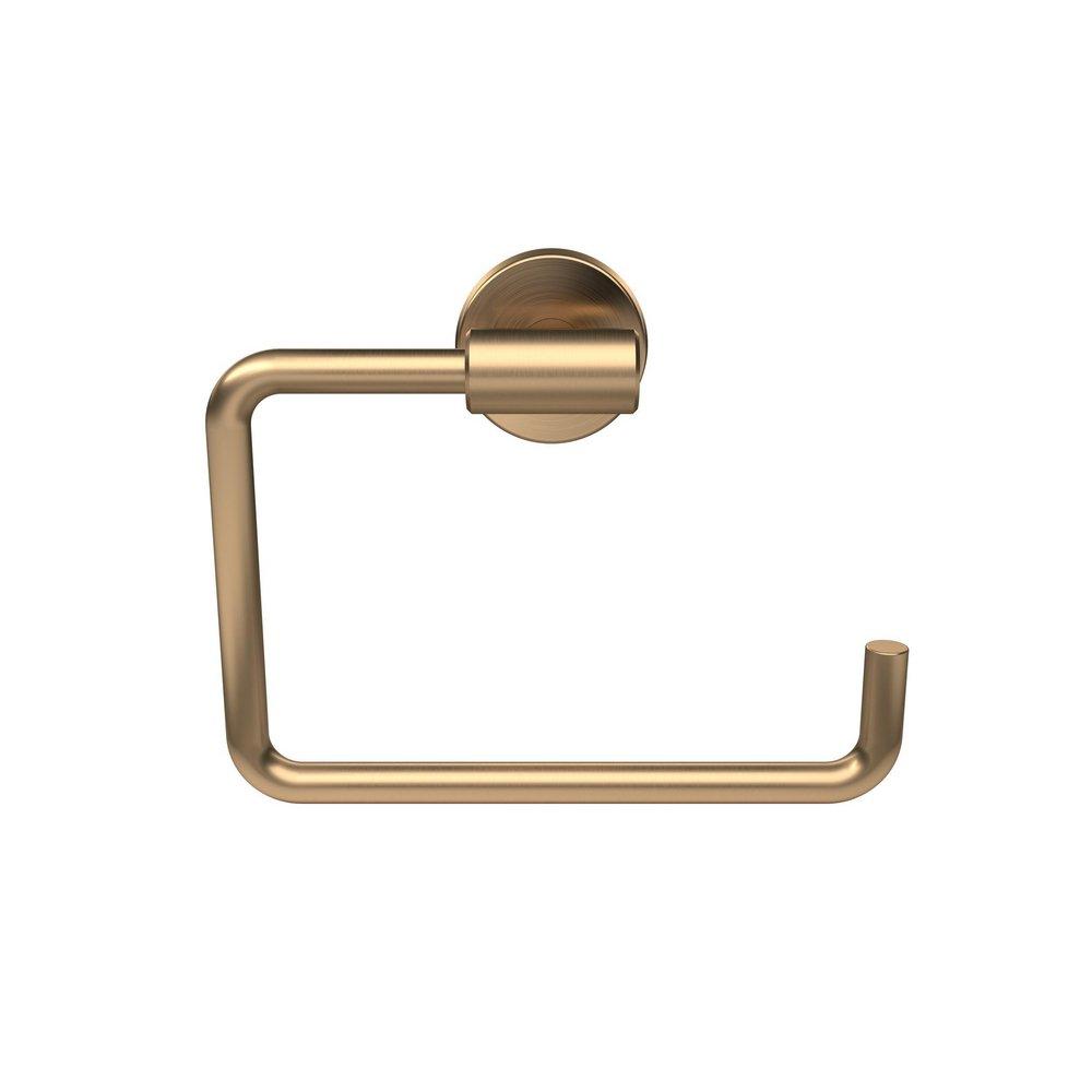Arrondi 6-7/16 in (164 mm) Length Towel Ring in Brushed Bronze/Golden Champagne 