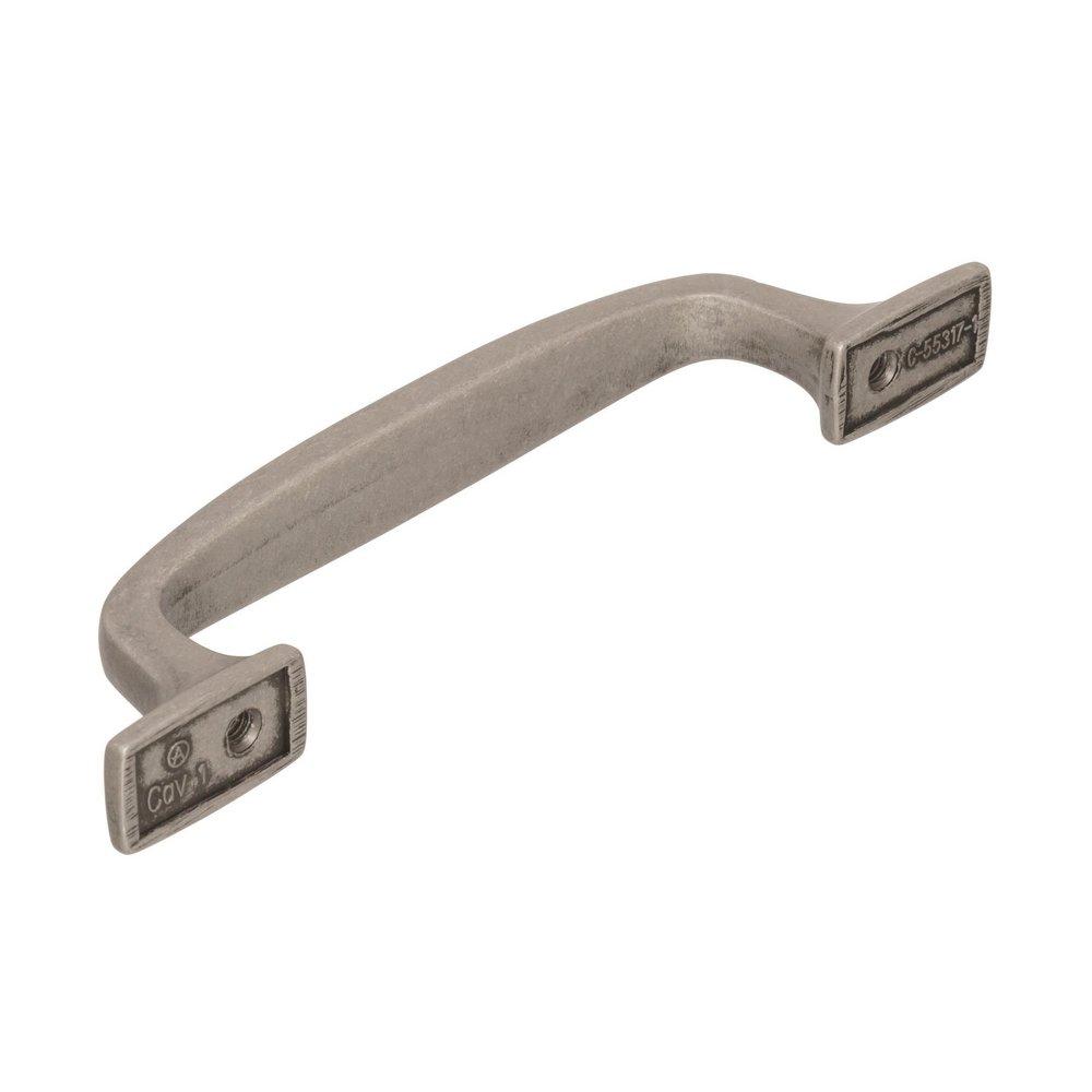 Amerock Aged Pewter Highland Ridge 3-3/4 in (96 mm) Center-to-Center Aged Pewter Cabinet Pull 