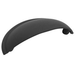 2-1/2 in. Center-to-Center Cup Pull in Flat Black