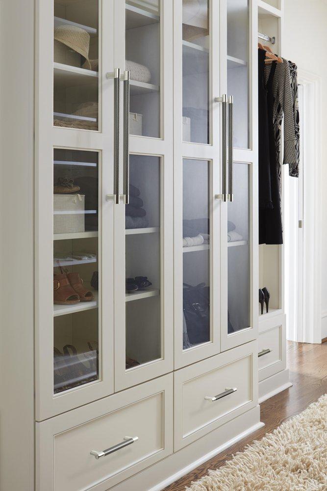 Amerock Polished Nickel/Gunmetal Esquire 12-5/8 in (320 mm) Center-to-Center Polished Nickel/Gunmetal Cabinet Pull 