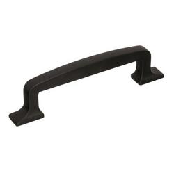 3-3/4 in. Center-to-Center Cabinet Pull in Black Bronze