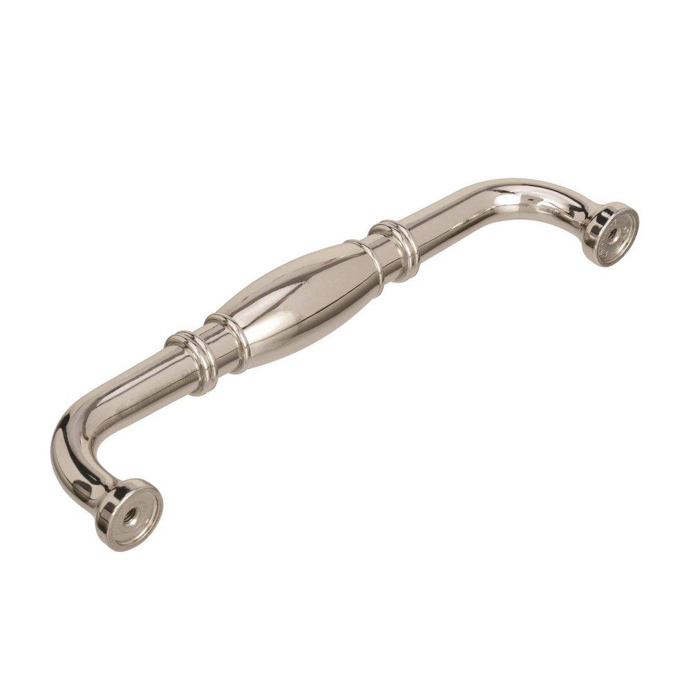 Amerock Polished Nickel Granby 6-5/16 in (160 mm) Center-to-Center Polished Nickel Cabinet Pull 