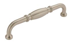 6-5/16 in. Center-to-Center Drawer Pull in Satin Nickel