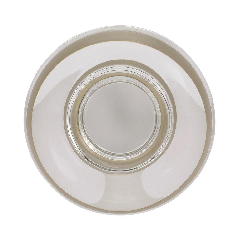 Glacio 1-3/4 in (44 mm) Diameter Clear/Golden Champagne Cabinet Knob 
