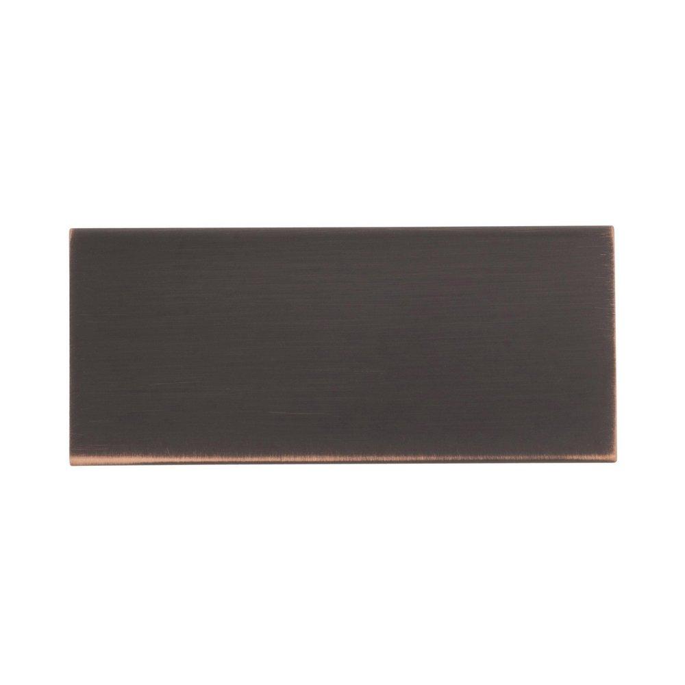 Amerock Oil Rubbed Bronze Edge Pull 3 in (76 mm) Center-to-Center Oil-Rubbed Bronze Cabinet Pull 