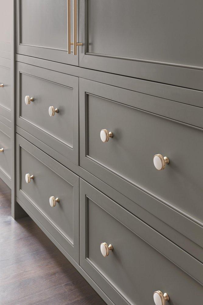 Amerock Golden Champagne 1-3/8 in. Cabinet Knob 