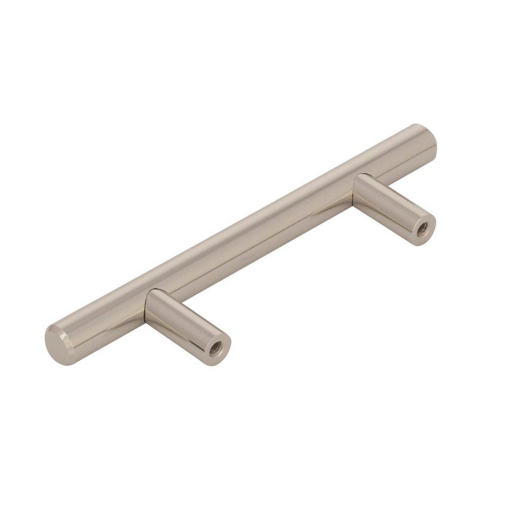 Amerock Polished Nickel Bar Pulls 3 in (76 mm) Center-to-Center Polished Nickel Cabinet Pull 
