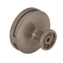 Oberon 1-3/4 in (44 mm) Diameter Satin Nickel/Frosted Cabinet Knob 