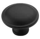 1-1/4 in. Knob in Flat Black