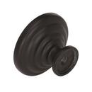 Amerock Flat Black Allison Value 1-1/4 in (32 mm) Diameter Flat Black Cabinet Knob 