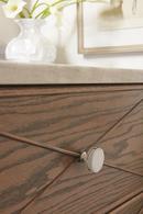 Oberon 1-3/8 in (35 mm) Diameter Polished Nickel/Frosted Cabinet Knob 