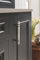 Carrione 5-1/16 in (128 mm) Center-to-Center Marble White/Black Bronze Cabinet Pull 