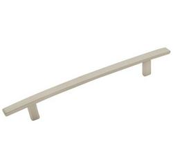 6-5/16 in. Center-to-Center Cabinet Pull in Satin Nickel