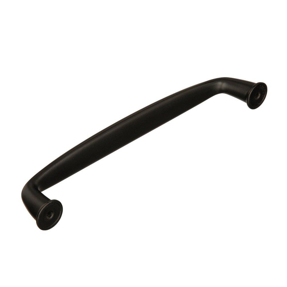 Amerock Black Bronze Kane 6-5/16 in (160 mm) Center-to-Center Black Bronze Cabinet Pull 