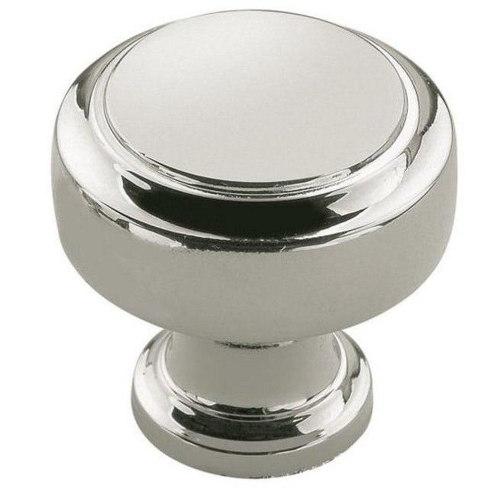 Amerock Polished Nickel 1-3/16 in. Knob 
