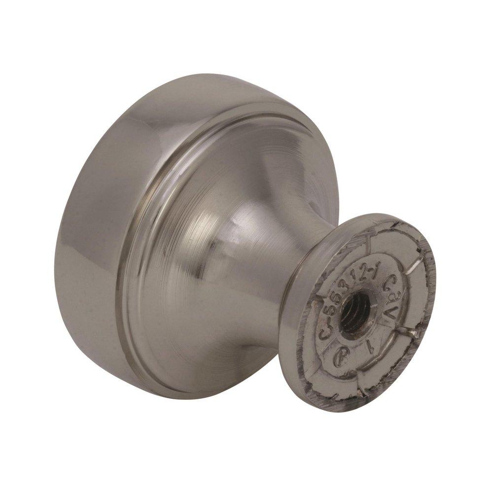 Amerock Polished Nickel Highland Ridge 1-3/16 in (30 mm) Diameter Polished Nickel Cabinet Knob 