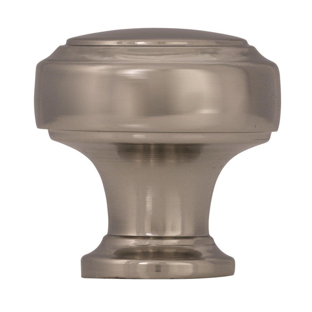 Amerock Polished Nickel Highland Ridge 1-3/16 in (30 mm) Diameter Polished Nickel Cabinet Knob 