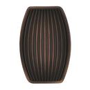 Amerock Oil Rubbed Bronze Sea Grass 1-1/2 in (38 mm) Length Satin Nickel Cabinet Knob 