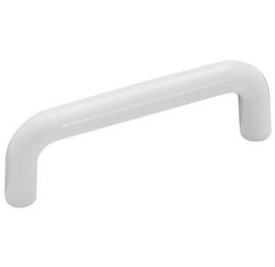 3 in. Center-to-Center Cabinet Pull in White