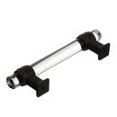 Glacio 3-3/4 in (96 mm) Center-to-Center Clear/Black Bronze Cabinet Pull 