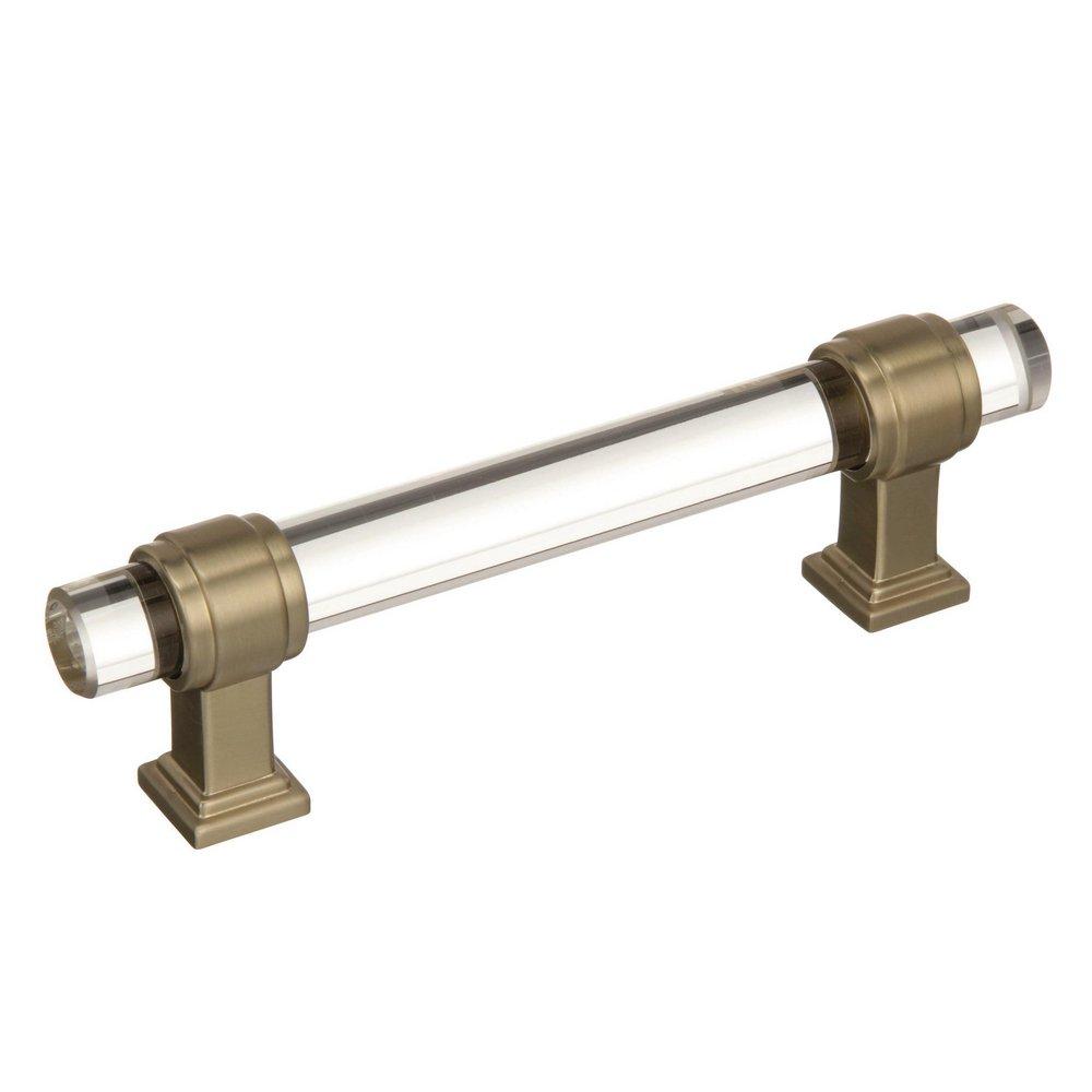 Amerock Clear 5-5/16 in. Center-to-Center Cabinet Pull 