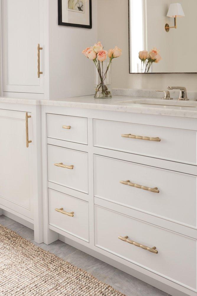 St. Vincent 3-3/4 in (96 mm) Center-to-Center Golden Champagne Cabinet Pull 