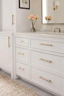 St. Vincent 3-3/4 in (96 mm) Center-to-Center Golden Champagne Cabinet Pull 