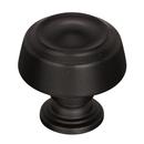 Kane 1-3/16 in (30 mm) Diameter Black Bronze Cabinet Knob