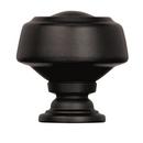 Amerock Black Bronze Kane 1-3/16 in (30 mm) Diameter Black Bronze Cabinet Knob 