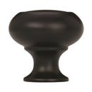 Allison Value 1-1/4 in (32 mm) Diameter Flat Black Cabinet Knob 