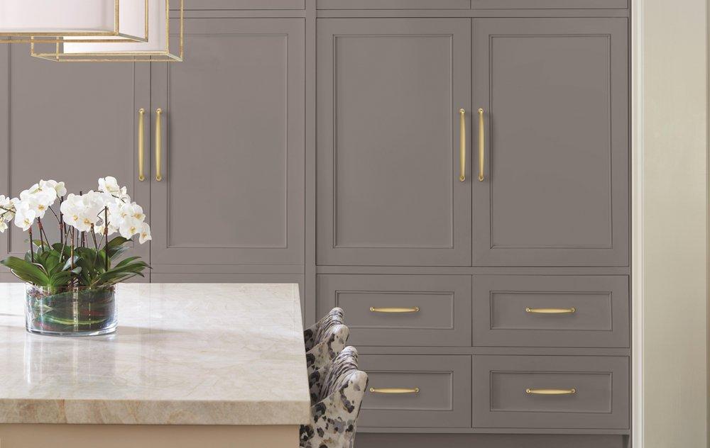 Kane 12 in (305 mm) Center-to-Center Golden Champagne Appliance Pull 