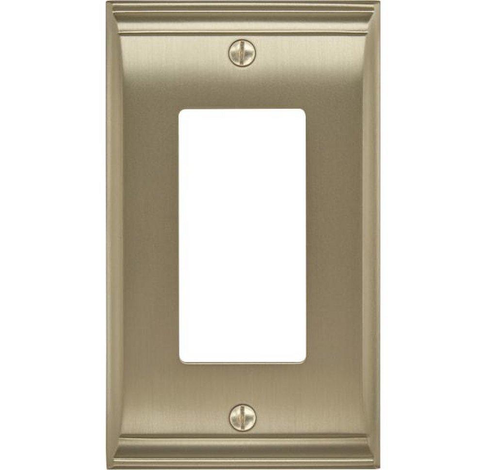 Candler 1 Rocker Golden Champagne Wall Plate 