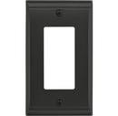 Candler 1 Rocker Black Bronze Wall Plate 