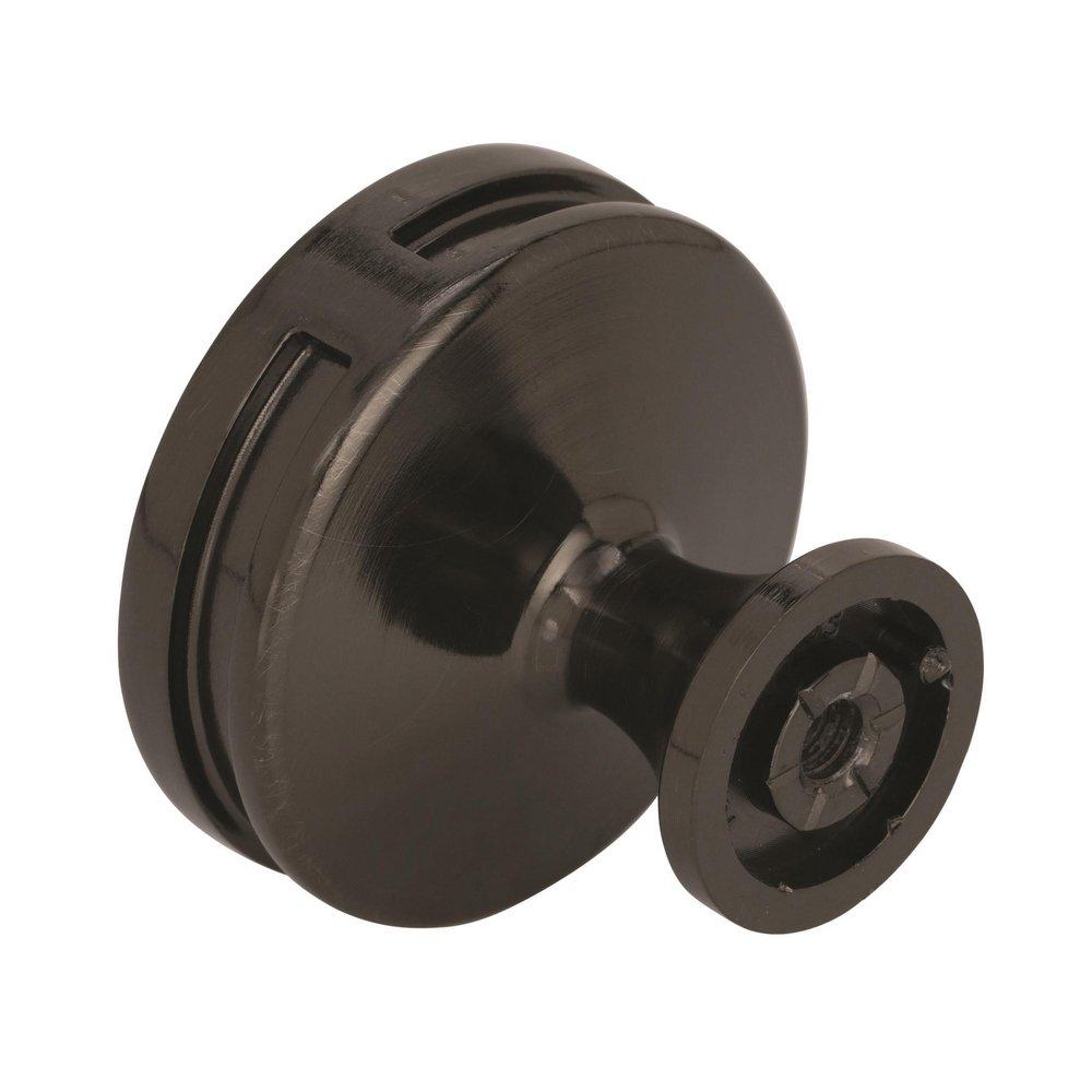 Oberon 1-3/8 in (35 mm) Diameter Gunmetal Cabinet Knob 