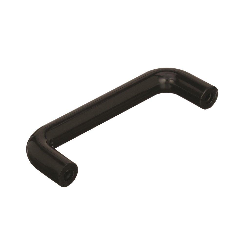 Amerock Black Allison Value 3 in (76 mm) Center-to-Center Black Cabinet Pull 