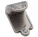 1 in. Center-to-Center Finger Pull in Weathered Nickel
