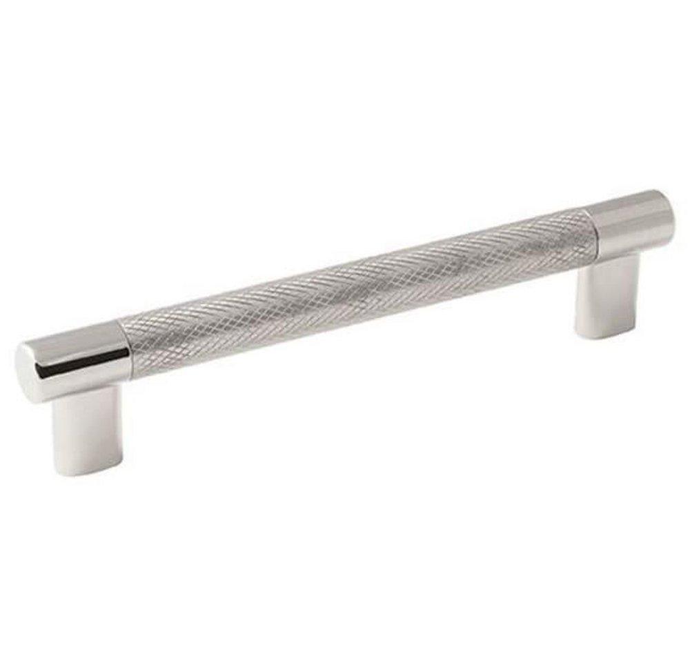 Amerock Polished Nickel/Stainless Steel 6-5/16 in. Center-to-Center Pull 