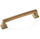 5-1/16 in. Center-to-Center Cabinet Pull in Gilded Bronze