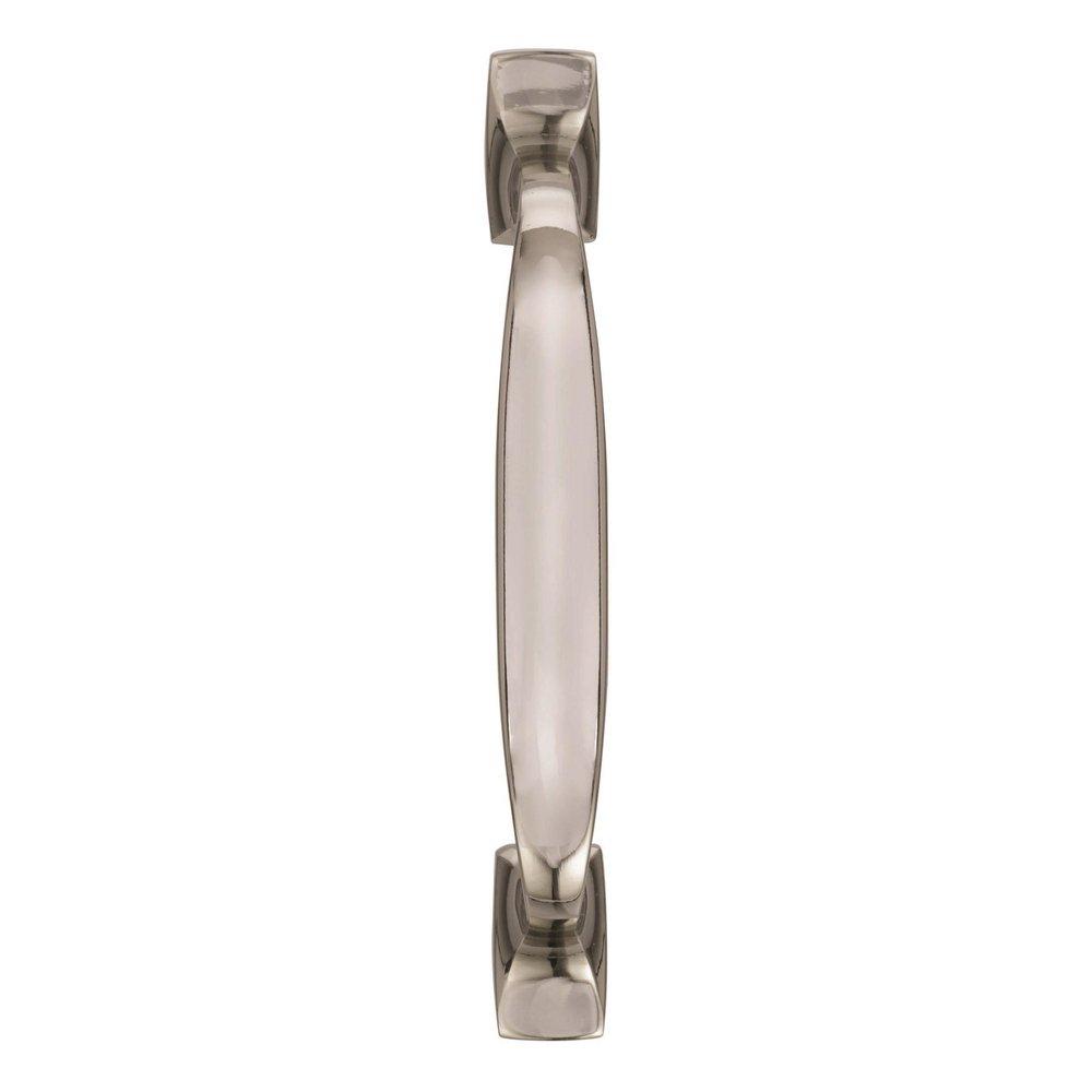 Amerock Polished Nickel Highland Ridge 3 in (76 mm) Center-to-Center Polished Nickel Cabinet Pull 