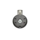 Arrondi Single Robe Hook in Polished Stainless Steel 