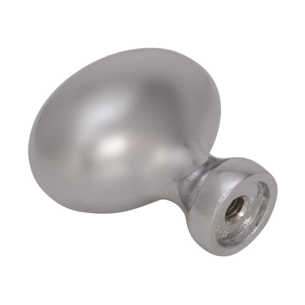 Amerock Polished Chrome Allison Value 1-3/8 in (35 mm) Length Polished Chrome Cabinet Knob 