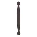 Amerock Flat Black Inspirations 5-1/16 in (128 mm) Center-to-Center Flat Black Cabinet Pull 