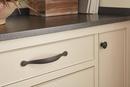 Amerock Flat Black Inspirations 5-1/16 in (128 mm) Center-to-Center Flat Black Cabinet Pull 