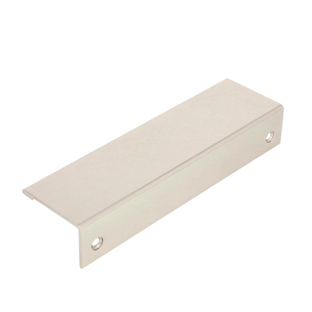 Amerock Polished Nickel Edge Pull 5-1/16 in (128 mm) Center-to-Center Polished Nickel Cabinet Pull 