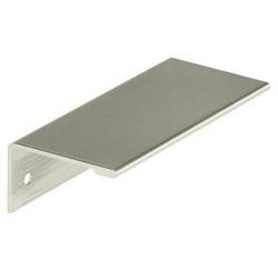 3 in. Center-to-Center Edge Pull in Satin Nickel