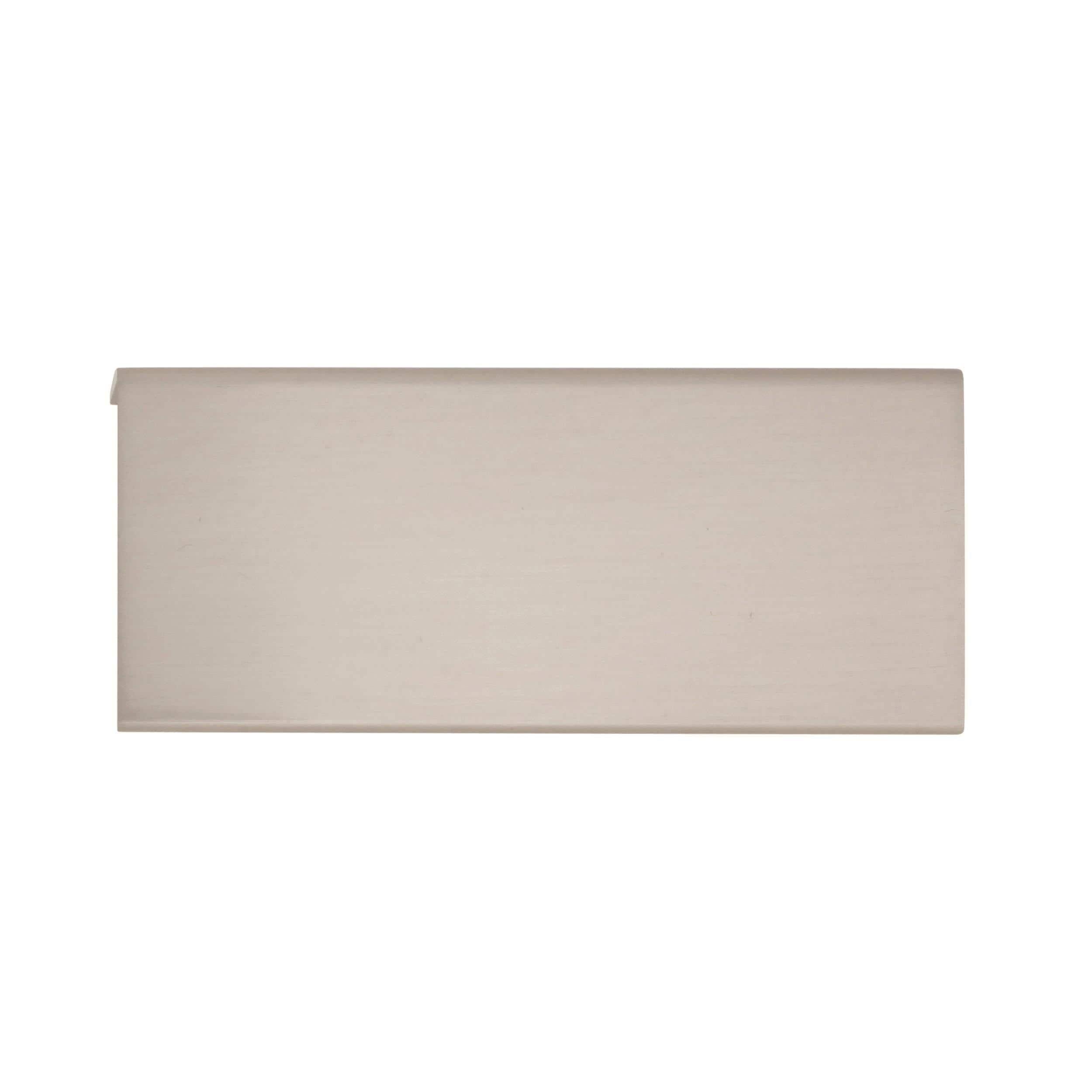 Amerock Satin Nickel 3 in. Center-to-Center Edge Pull 