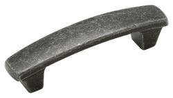 3 in. Center-to-Center Cabinet Pull in Wrought Iron