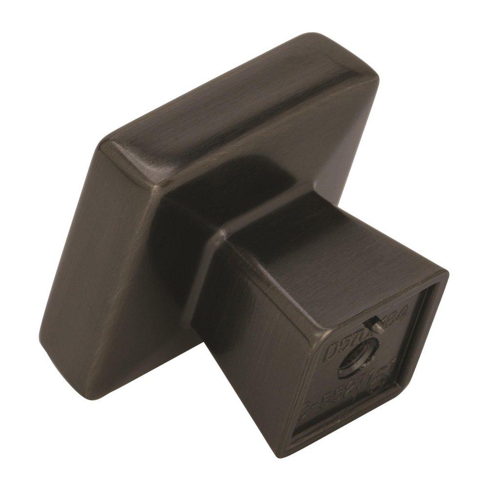 Amerock Gunmetal Blackrock 1-3/16 in (30 mm) Length Gunmetal Cabinet Knob 