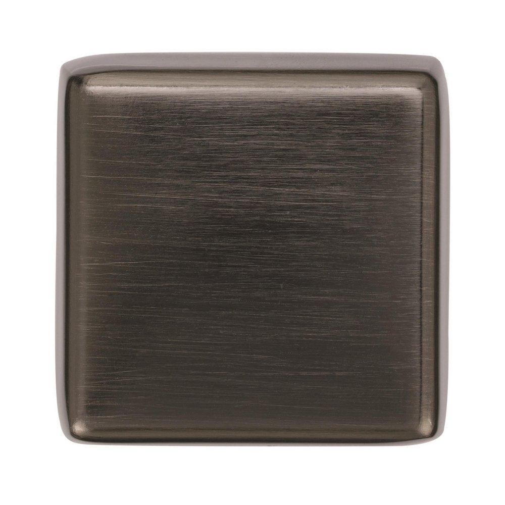 Amerock Gunmetal Blackrock 1-3/16 in (30 mm) Length Gunmetal Cabinet Knob 